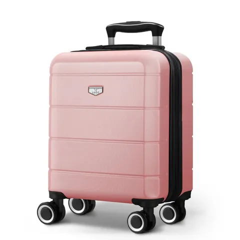 LUGG JETSET ROSE GOLD HARD SHELL SUITCASE - SMALL