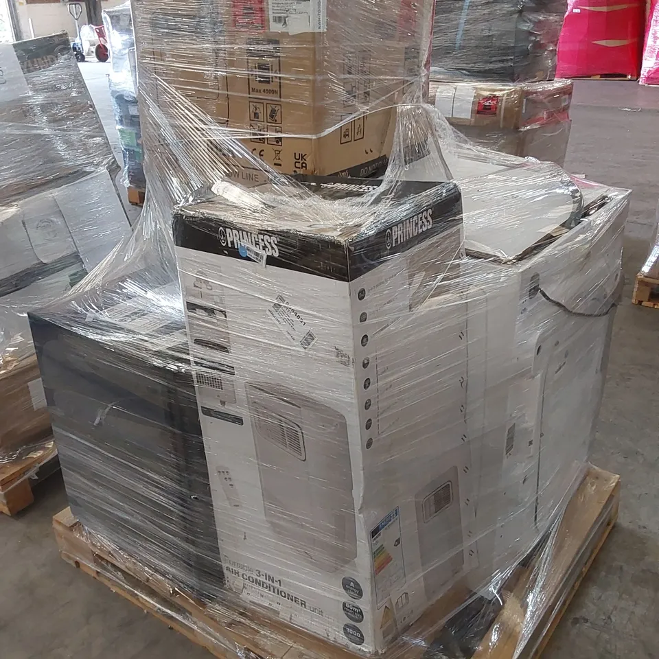 PALLET OF APPROXIMATELY 5 UNPROCESSED RAW RETURN WHITE GOODS TO INCLUDE;