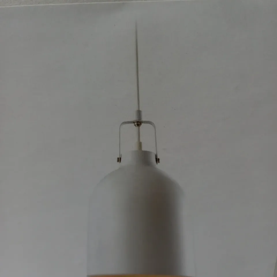 BOXED ENDON LIGHTING 1 LIGHT MINI PENDANT IN MATTE WHITE