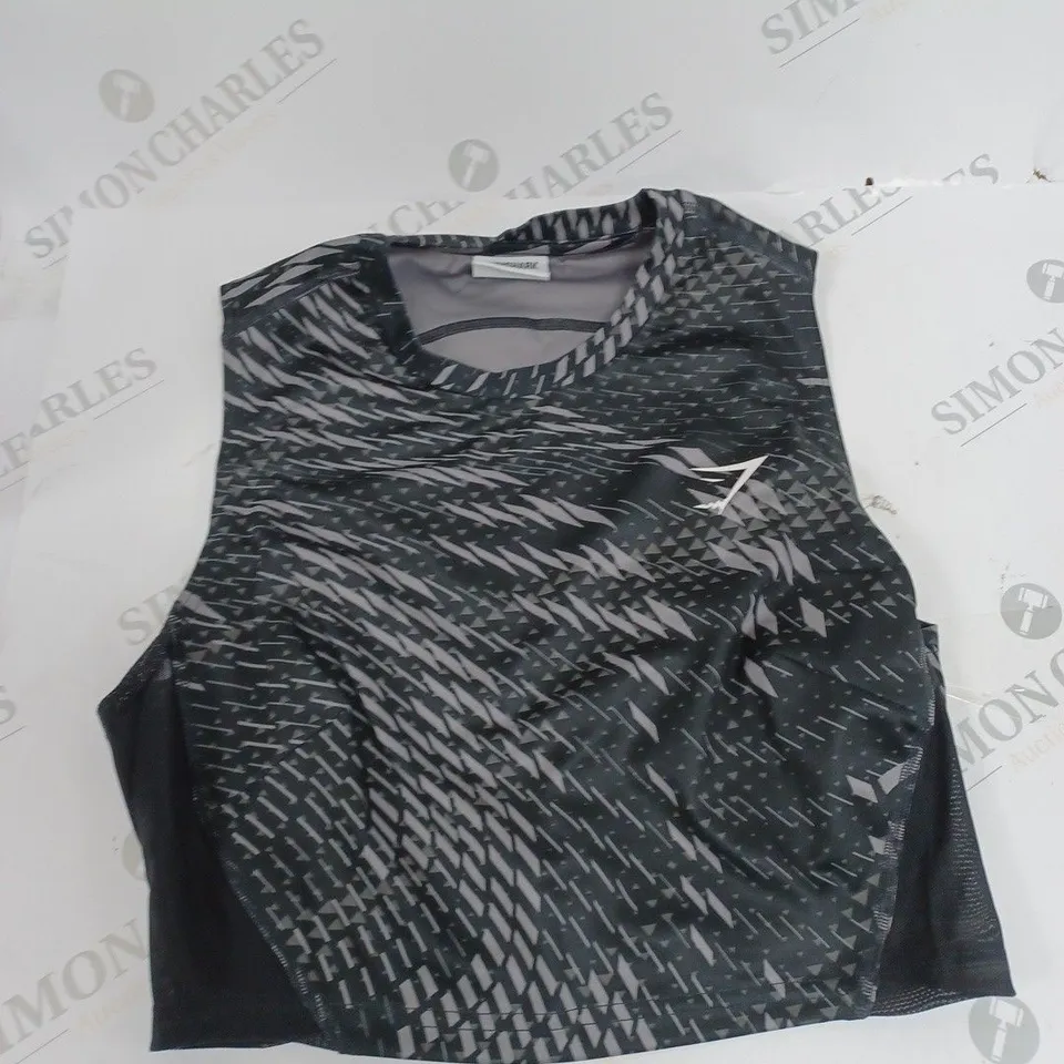 GYM SHARK SPORT CROP TANK TOP - SMALL