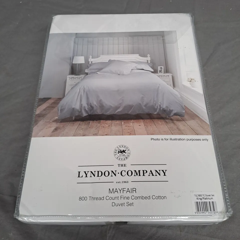 THE LYNDON COMPANY - COTTON DUVET SET - KING
