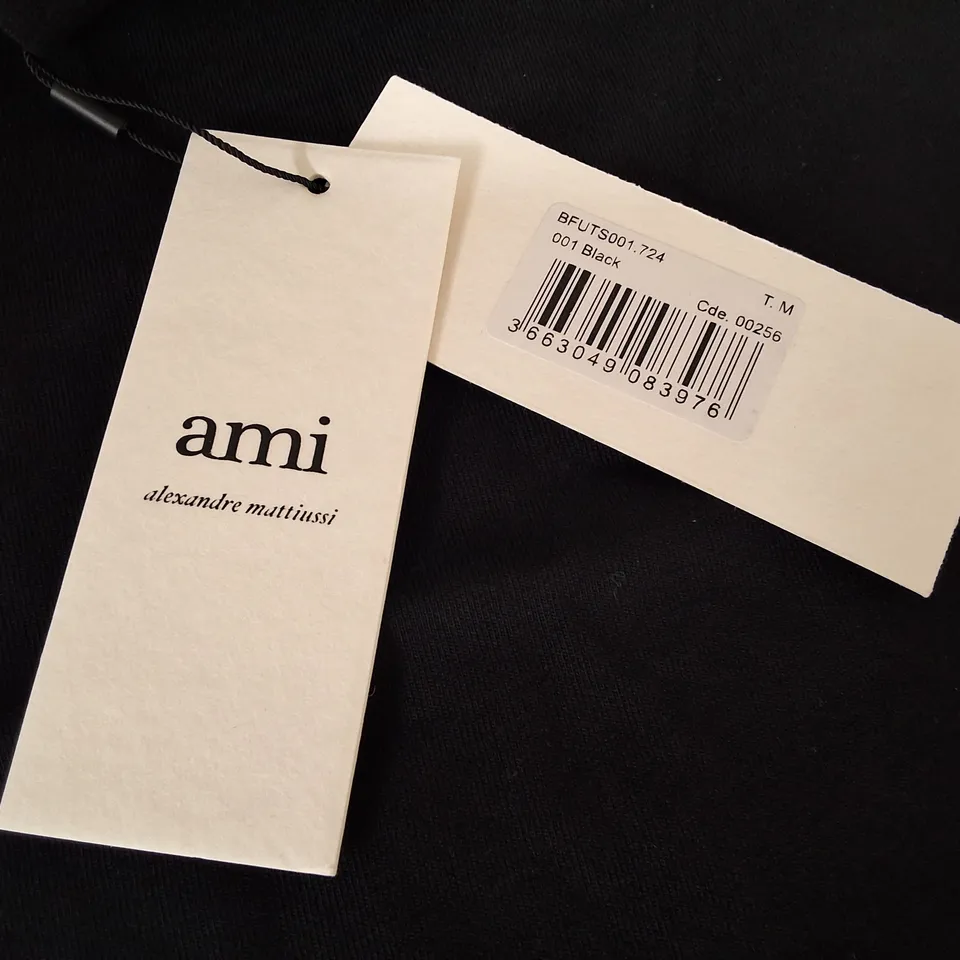 ALEXANDRE MATTIUSSI BLACK CREW T-SHIRT