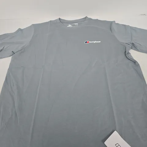 BERGHAUS SKY GRAPHIC LOGO TEE AM – GREY, UK XL