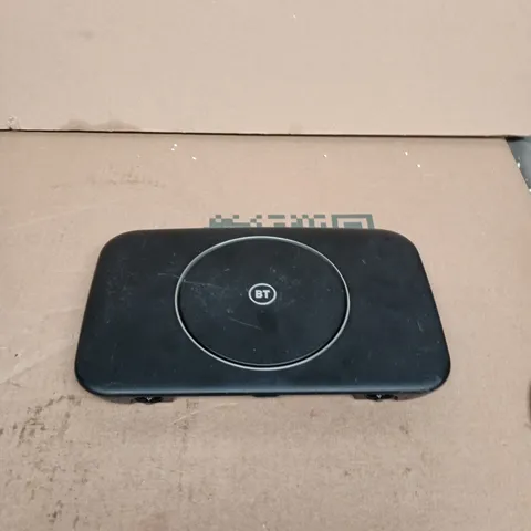 BT WIRELESS ROUTER/HUB - BLACK WITH CIRCULAR BT LOGO