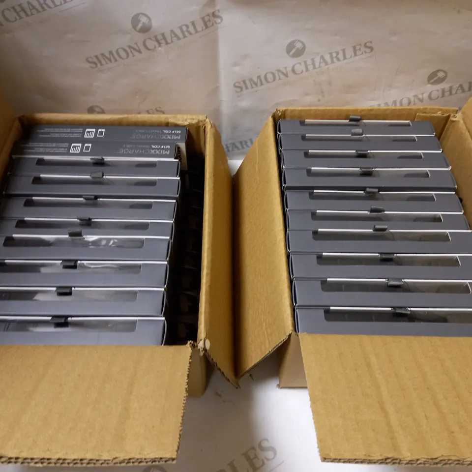 LOT OF APPROX 20 MIXX CHARGE TRAVEL SELF COIL CABLES - USE TO MICRO USB	