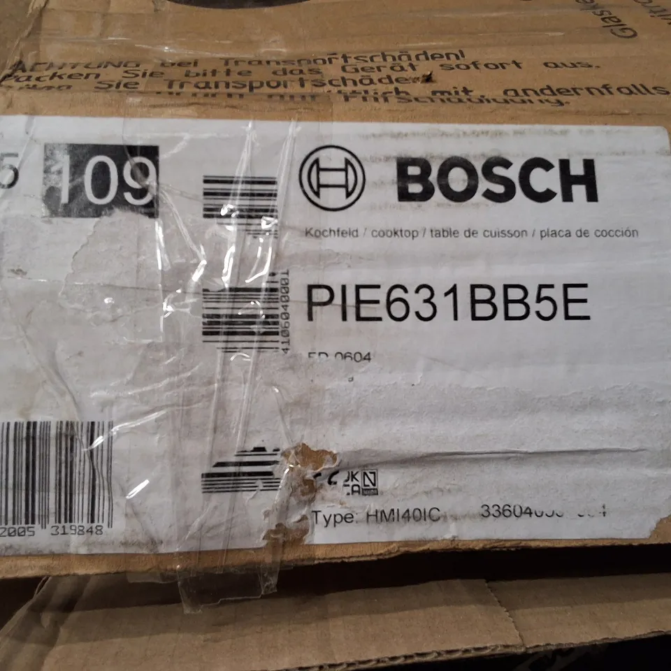 BOXED BOSCH PIE631BB5E FOUR-ZONE INDUCTION HOB – BOXED