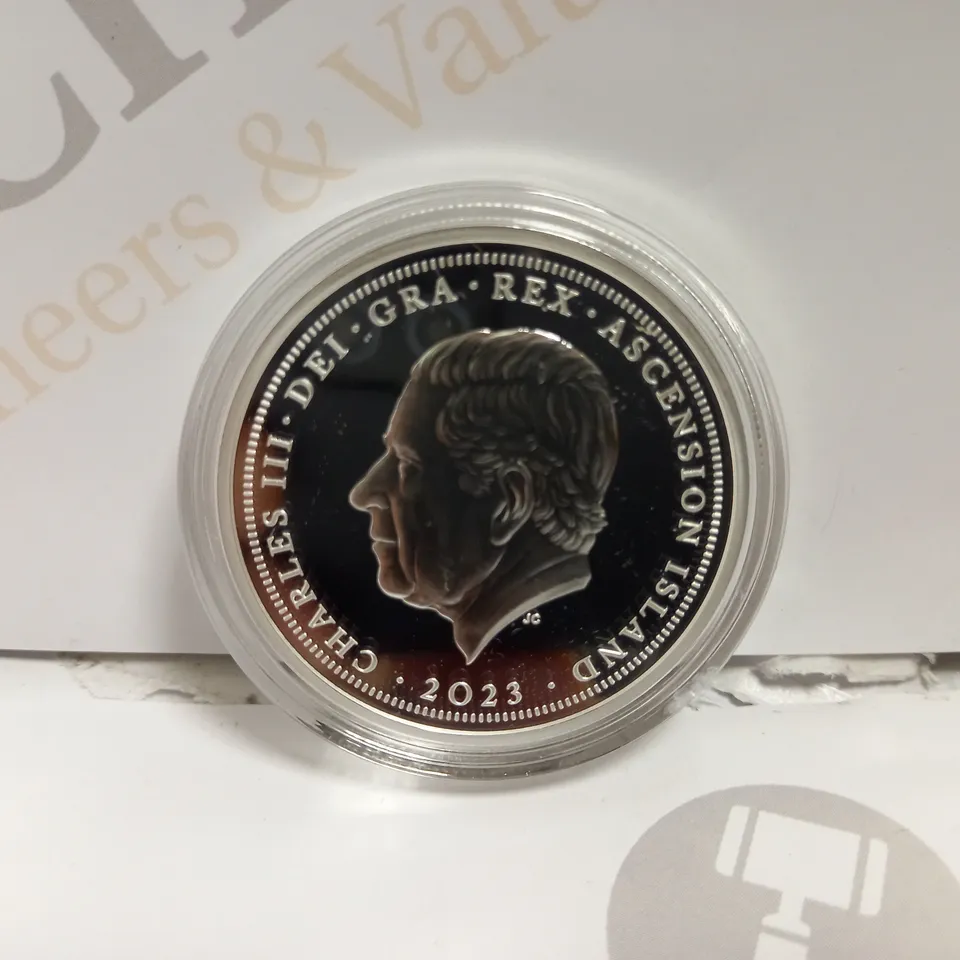 THE CORONATION OF KING CHARLES III ONE CROWN 2023 COLLECTABLE COIN