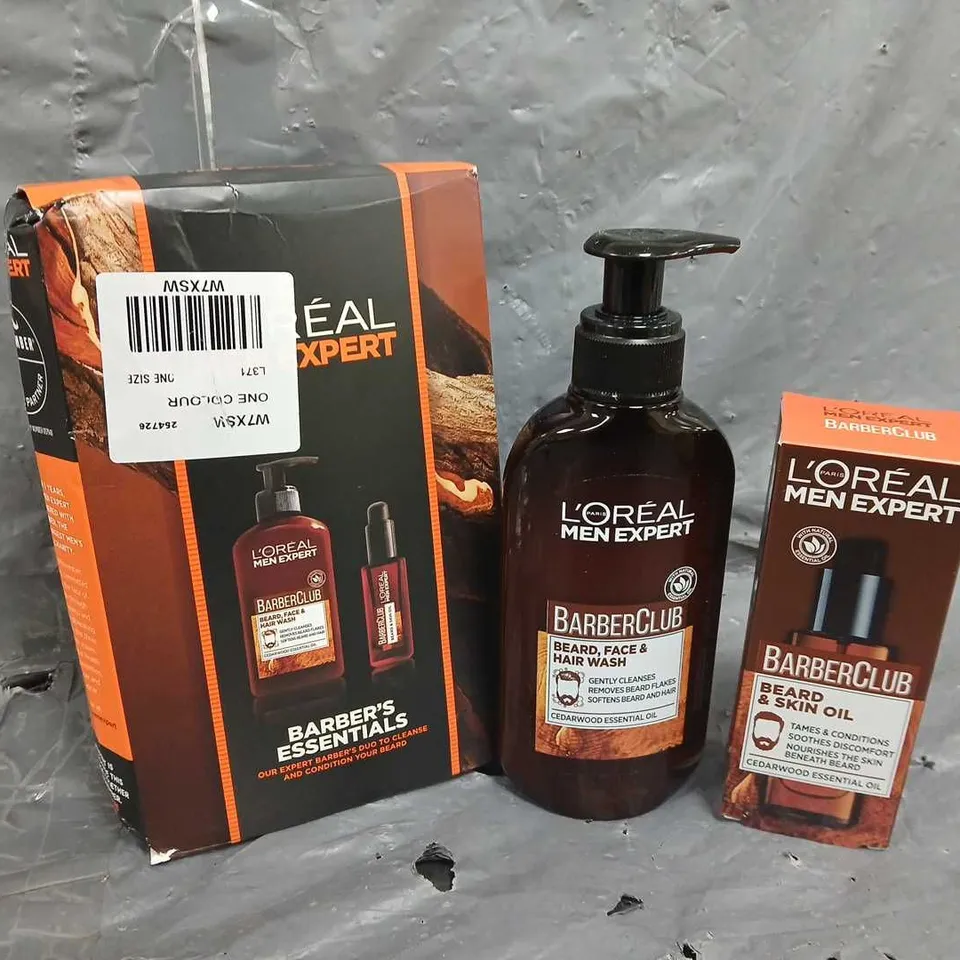 BOXED LOREAL PARIS MEN EXPERT BARBERS ESSENTIALS SET