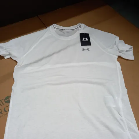 UNDER ARMOUR MENS WHITE T-SHIRT - SIZE M