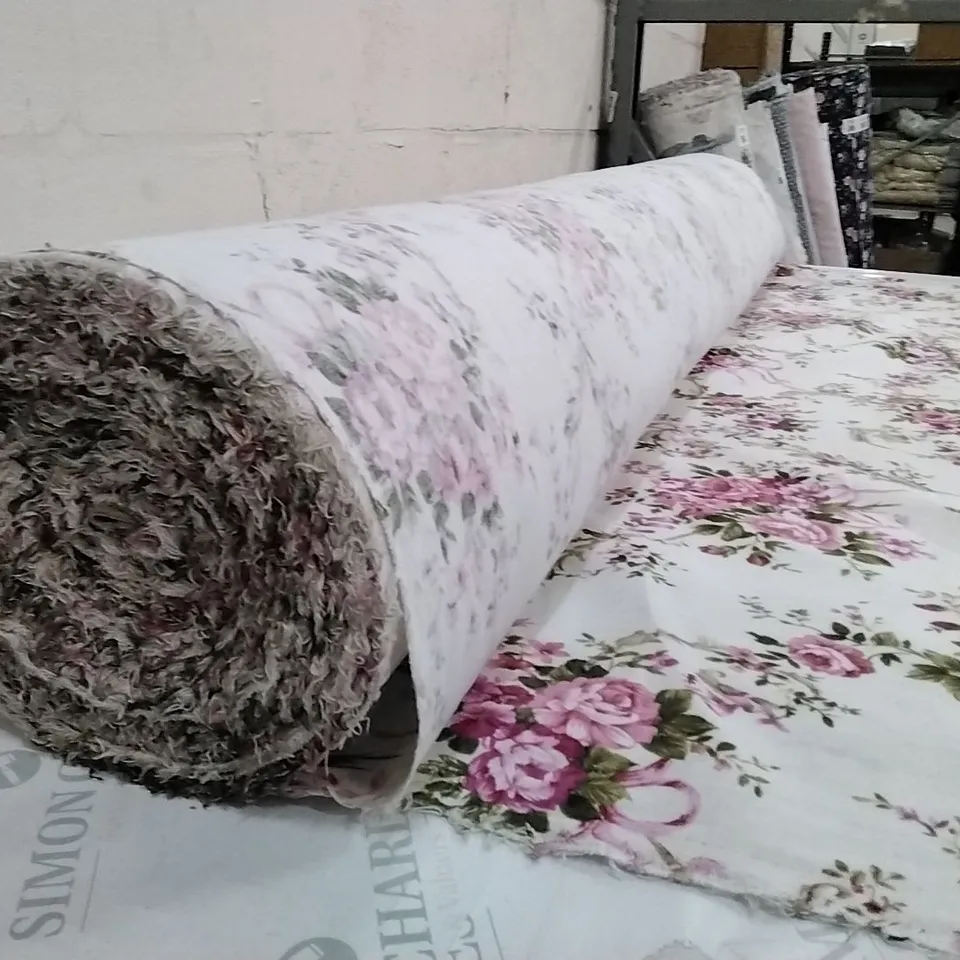 ROLL OF FLORAL FABRIC 