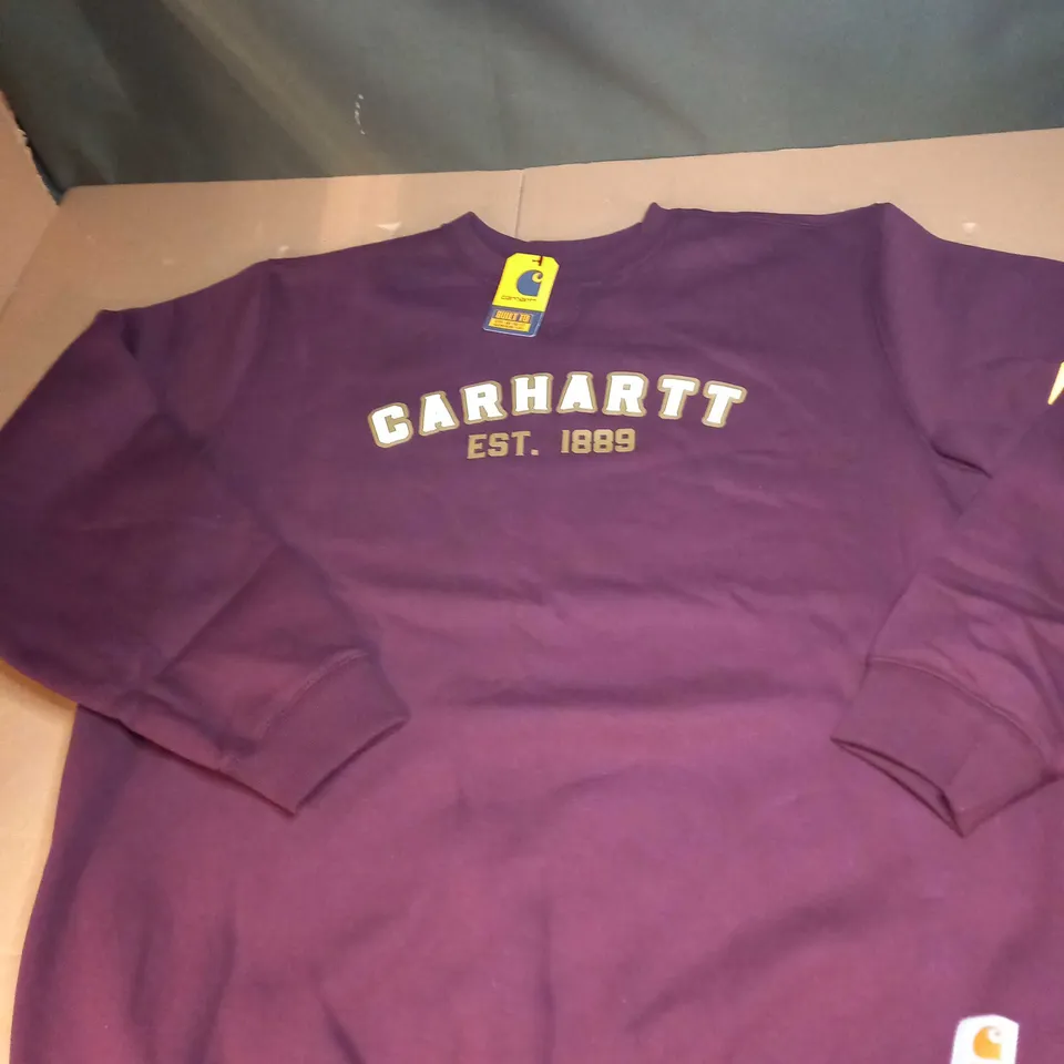 CARHARTT LOOSE FIT MIDWEIGHT LOGO GRAPHIC SWEATSHIRT SIZE L