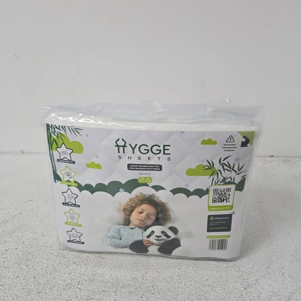 HYGGE SHEETS BAMBOO BED PAD FOR CHILDREN – BOXED