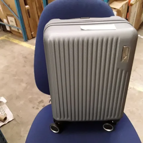 UNBOXED KEPLIN LUGG SMALL SIZE TRAVEL LUGGAGE WITH WHEELS GREY COLOUR