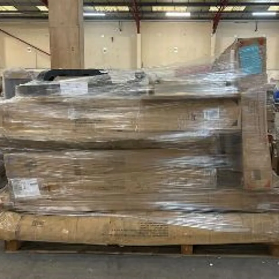 LARGE PALLET OF ASSORTED FURNITURE PARTS - MOSTLY TABLE PARTS 