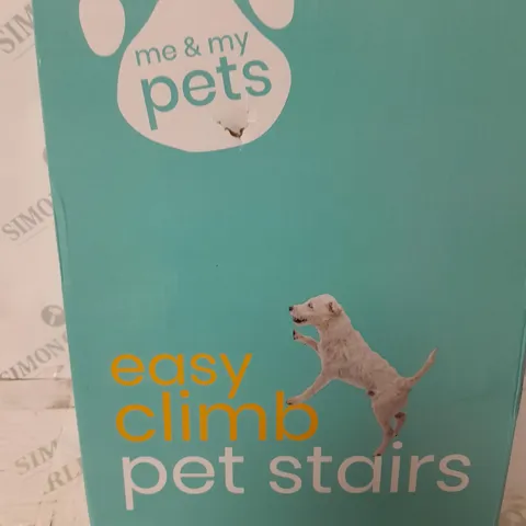 BOXED ME AND MY PETS EASY CLIMB PET STAIRS