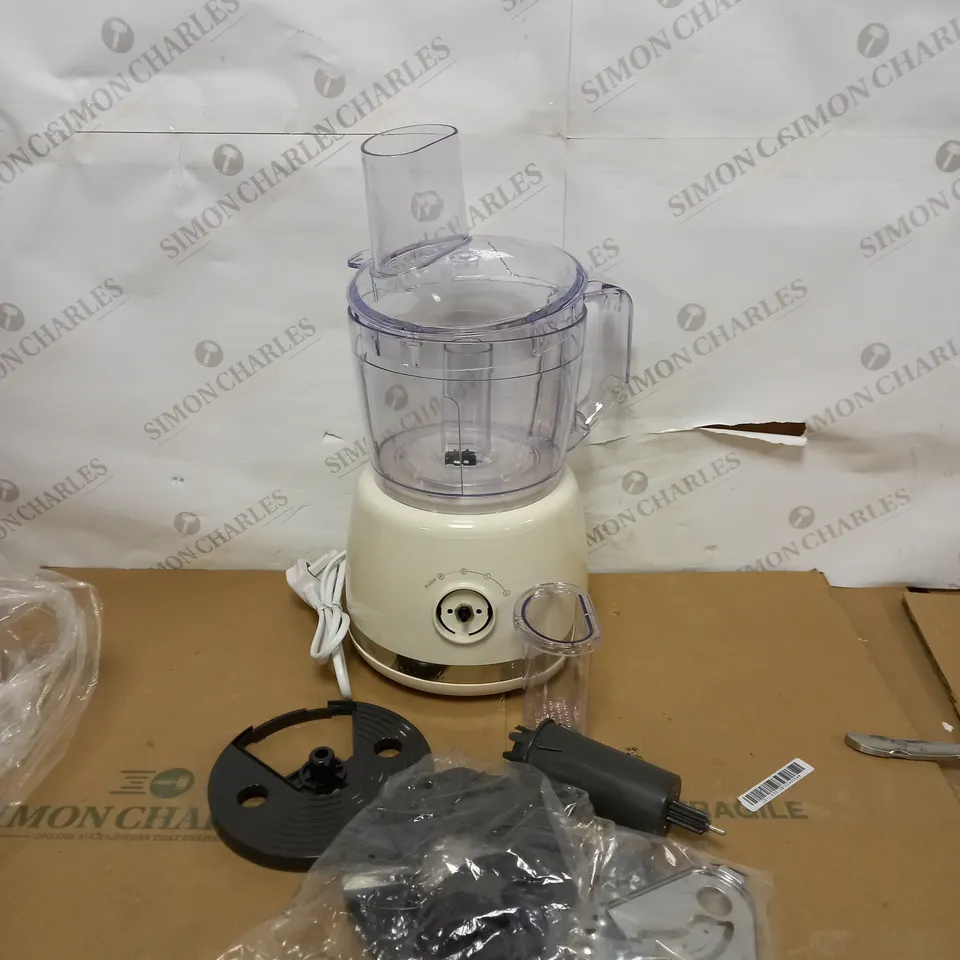 MOULINEX FP345A42 FOOD PROCESSOR WHITE)