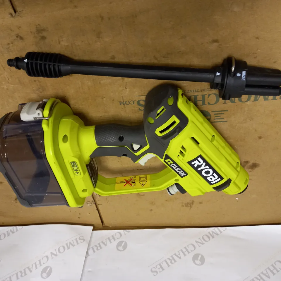 RYOBI ONE+ EZCLEAN - CORDLESS POWER WASHER