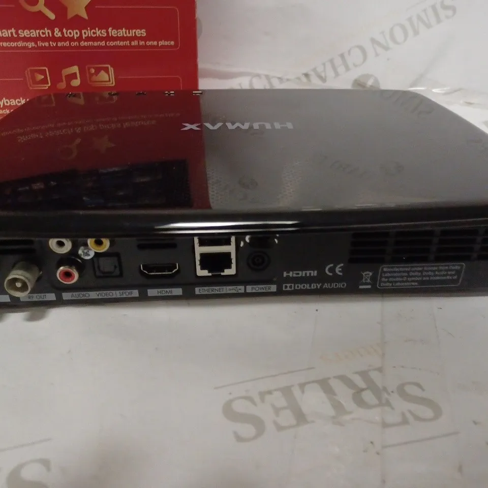 HUMAX FVP-5000T 500 GB FREEVIEW PLAY HD TV RECORDER, BLACK 
