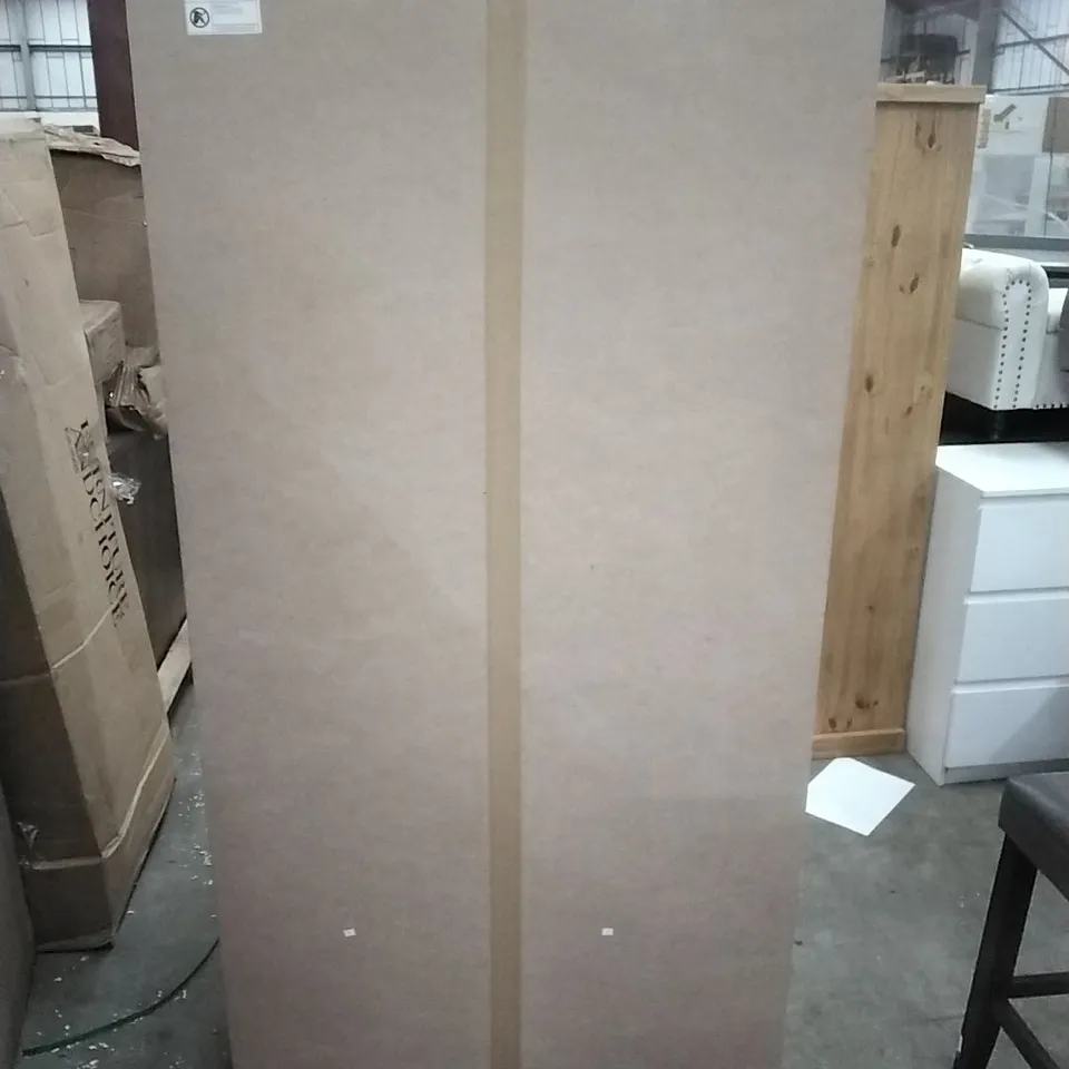 DAMAGE VIVIANA BORDEAUX RATTAN AND OAK EFFECT 2-DOOR WARDROBE