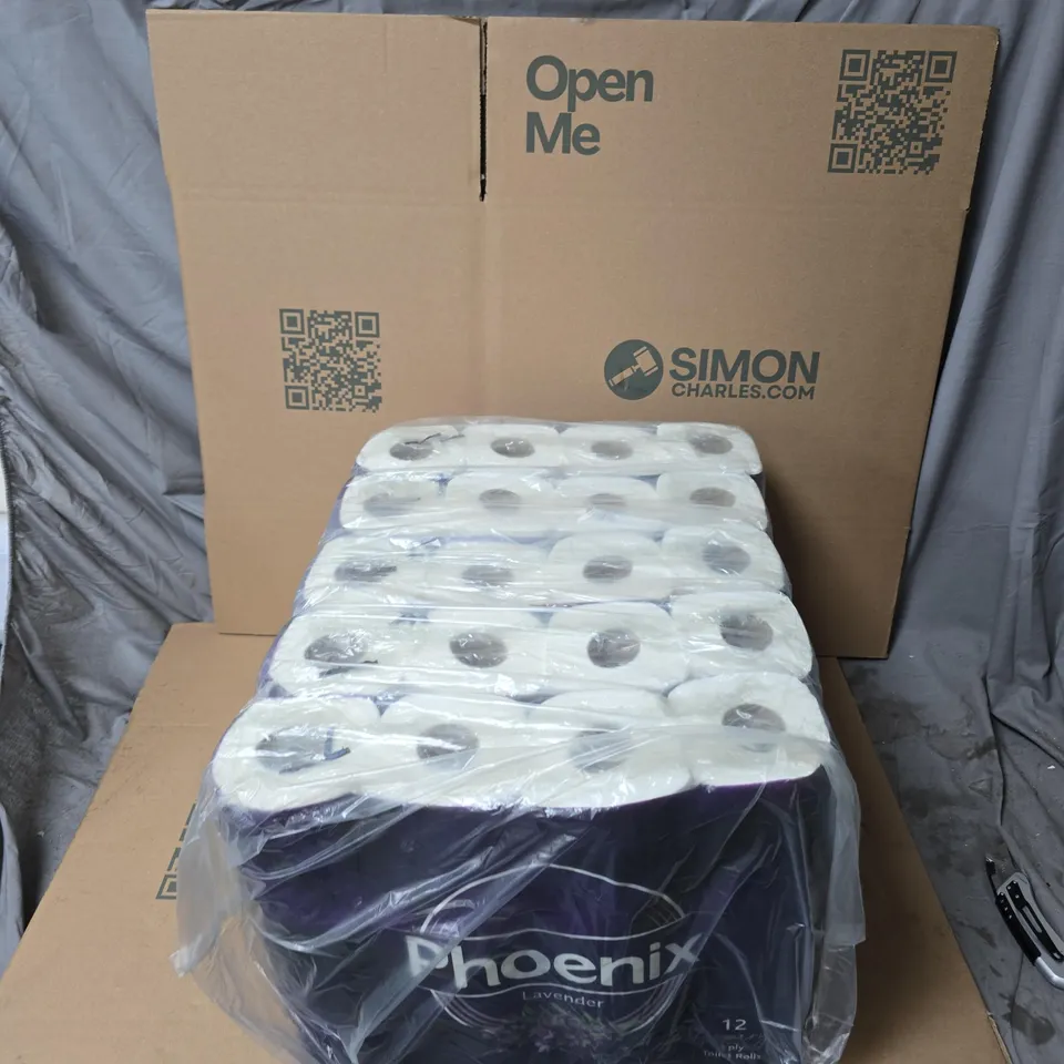 PHOENIX LAVENDER 5 PACKS OF 12 ROLLS