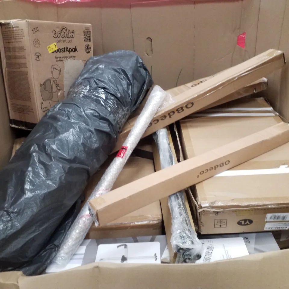 PALLET CONTAINING ASSORTED PRODUCTS INCLUDING BEDSIDE CRIB, TOILET SEAT, 13" FLOORING CUTTER & COMPACT DISHWASHER 