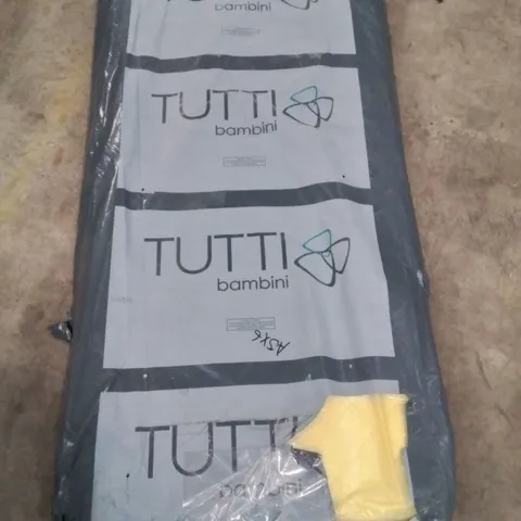 QUALITY BAGGED TUTTI BAMBINI QUILTED COT MATTRESS IN YELLOW