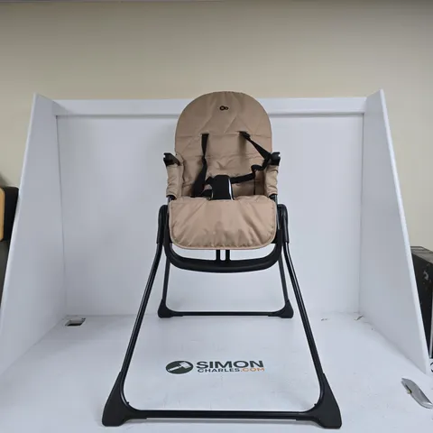 KINDERKRAFT HIGH CHAIR BEIGE BOXED