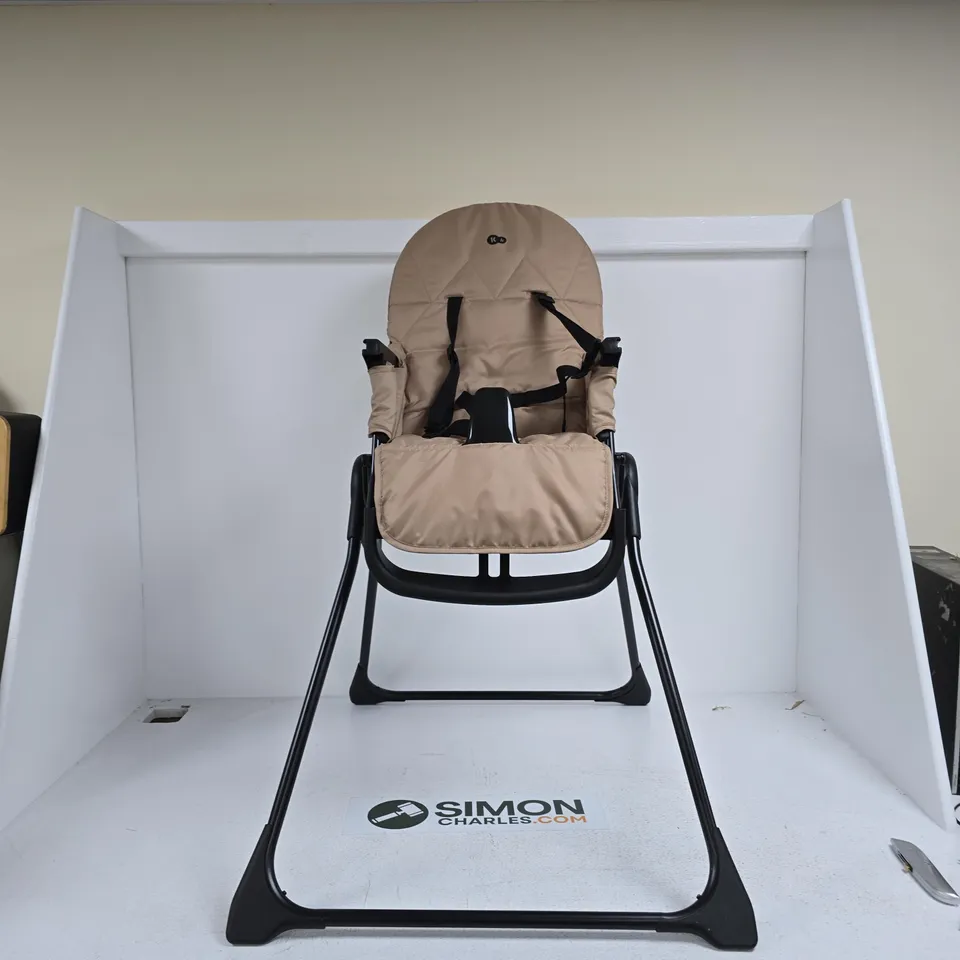KINDERKRAFT HIGH CHAIR BEIGE BOXED