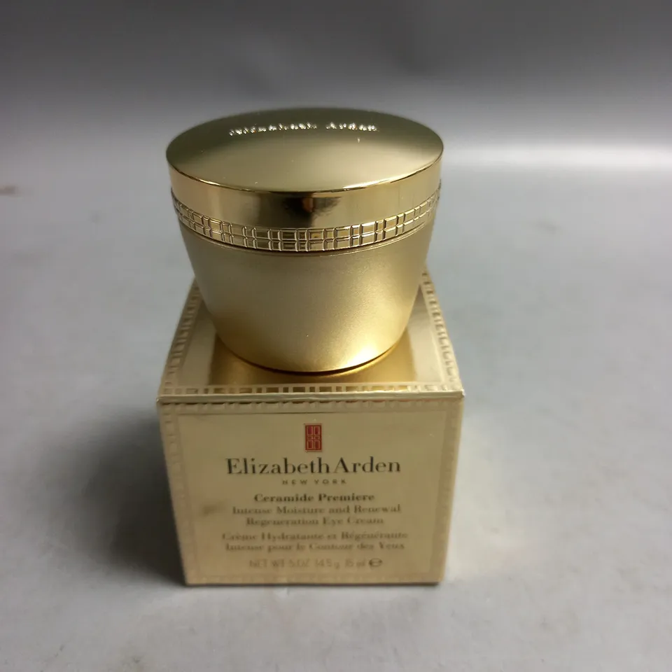 BOXED ELIZABETH ARDEN CERAMIDE PREMIERE INTENSE MOISTURE AND RENEWAL REGENERATION EYE CREAM 15ML