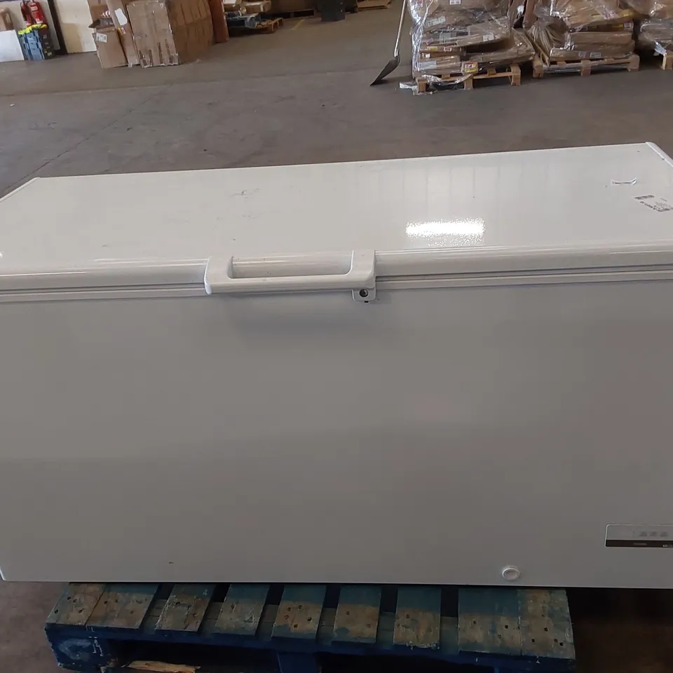 HAIER HCE519F CHEST FREEZER WHITE - UNPROCESSED RAW RETURN