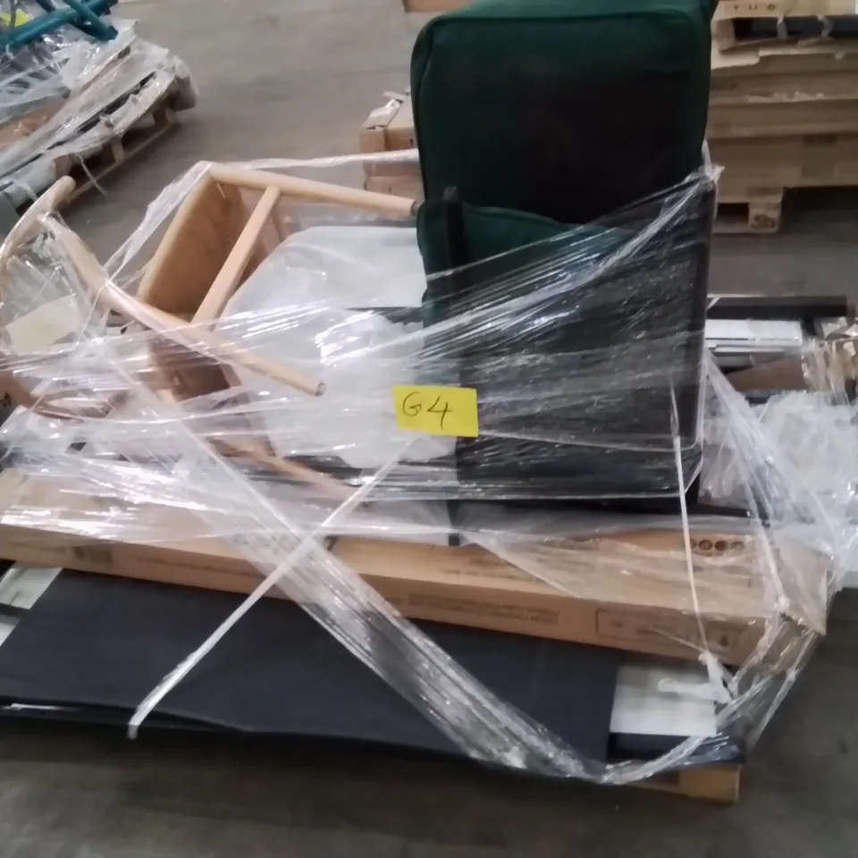 PALLET CONTAINING VARIOUS ASSORTED INCOMPLETE CUSTOMER RETURN ITEMS 