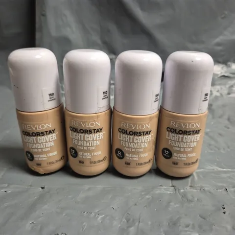 LOT OF APPROXIMATELY 70 REVLON COLOURSTAY LIGHT COVER 30ML FOUNDATIONS - 150 BUFF