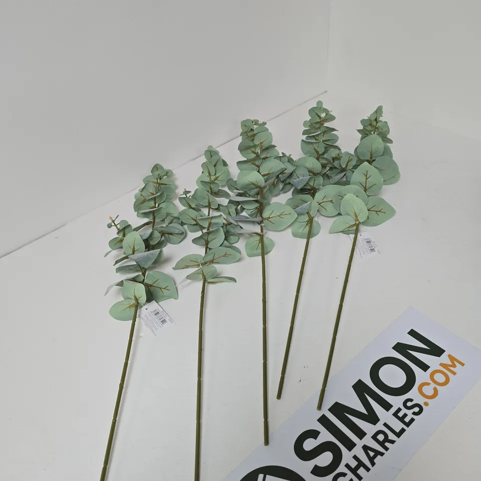 APPROXIMATELY 5 X ARTIFICIAL EUCALYPTUS STEMS
