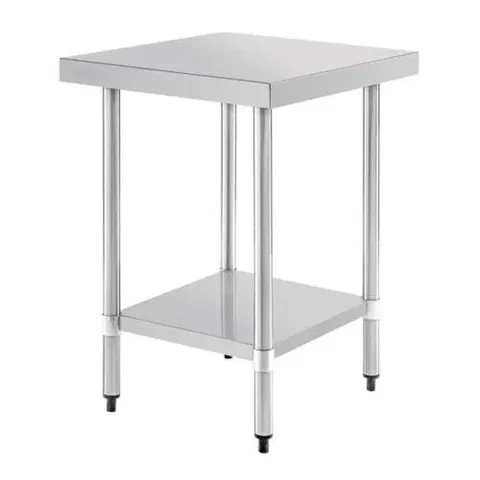 BOXED VOGUE STAINLESS STEEL PREP TABLE