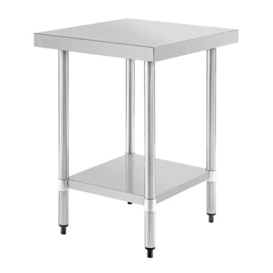 BOXED VOGUE STAINLESS STEEL PREP TABLE