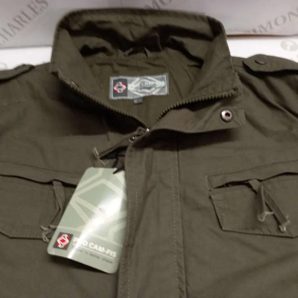 PRO CEM-FIS MULTI POCKET GREEN JACKET - S