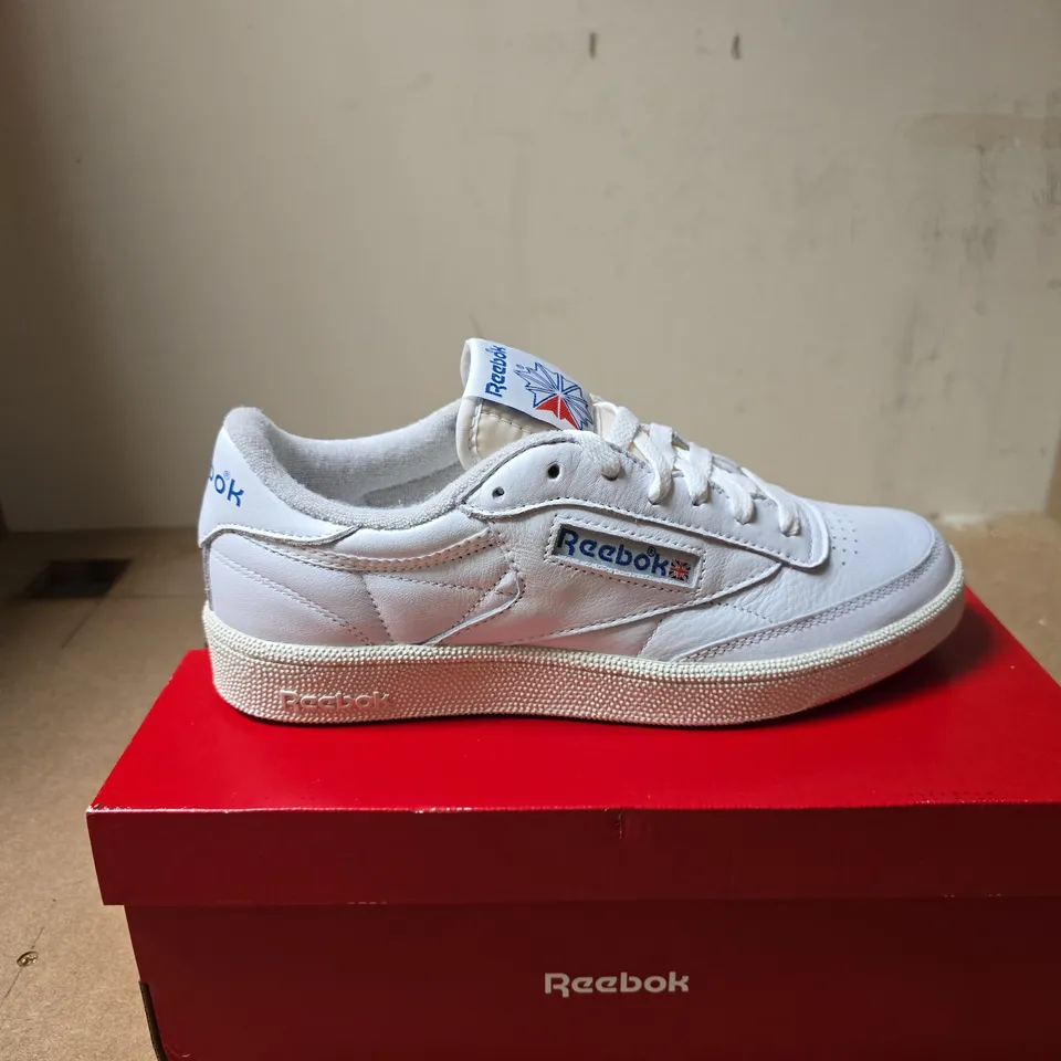 REEBOK CLUB C 85 VINTAGE TENNIS SNEAKERS WHITE SIZE UK 7 BOXED