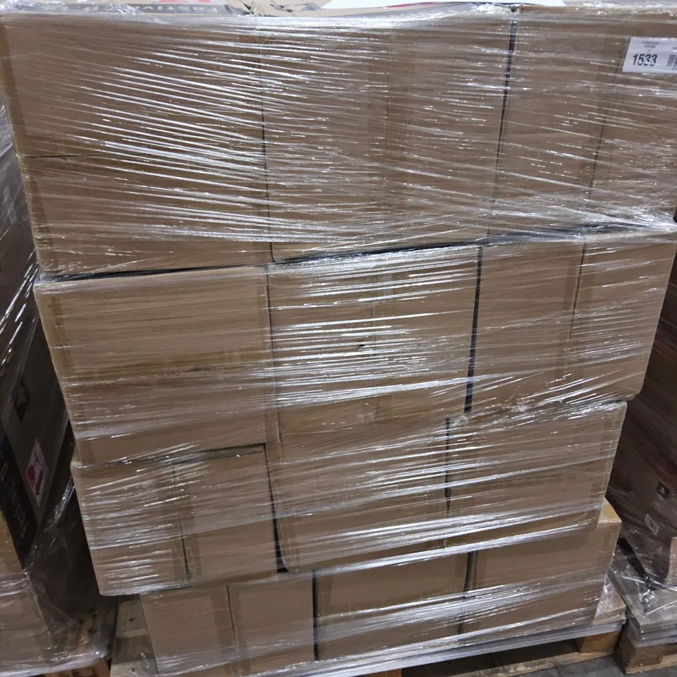 PALLET OF APPROXIMATELY 12 BRAND NEW BOXED 114cm SILVER TIPS TREE