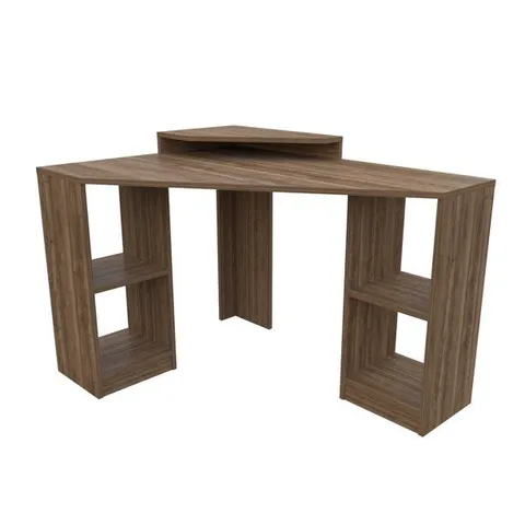 BOXED DECOROTIKA CORNER DESK COLOUR: WALNUT