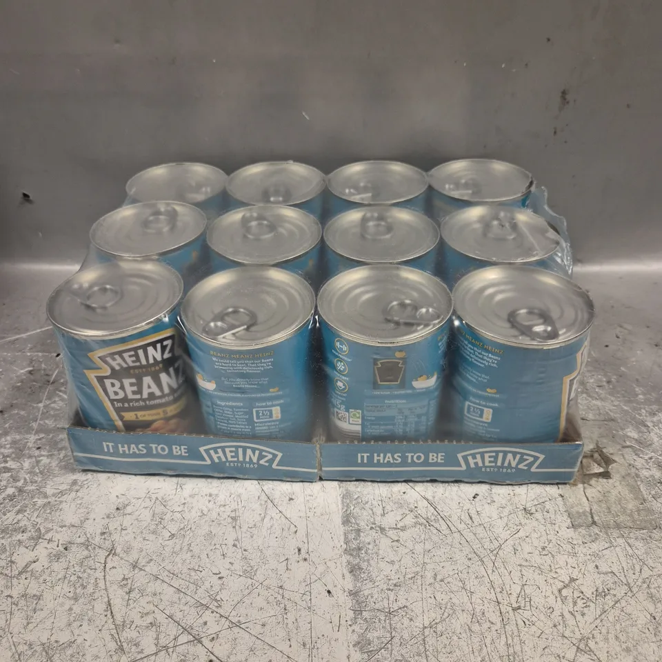 12 X HEINZ BEANZ CANS