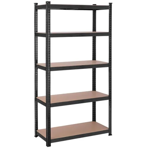 BOXED KRIS 200CM 5 SHELF SHELVING UNIT.