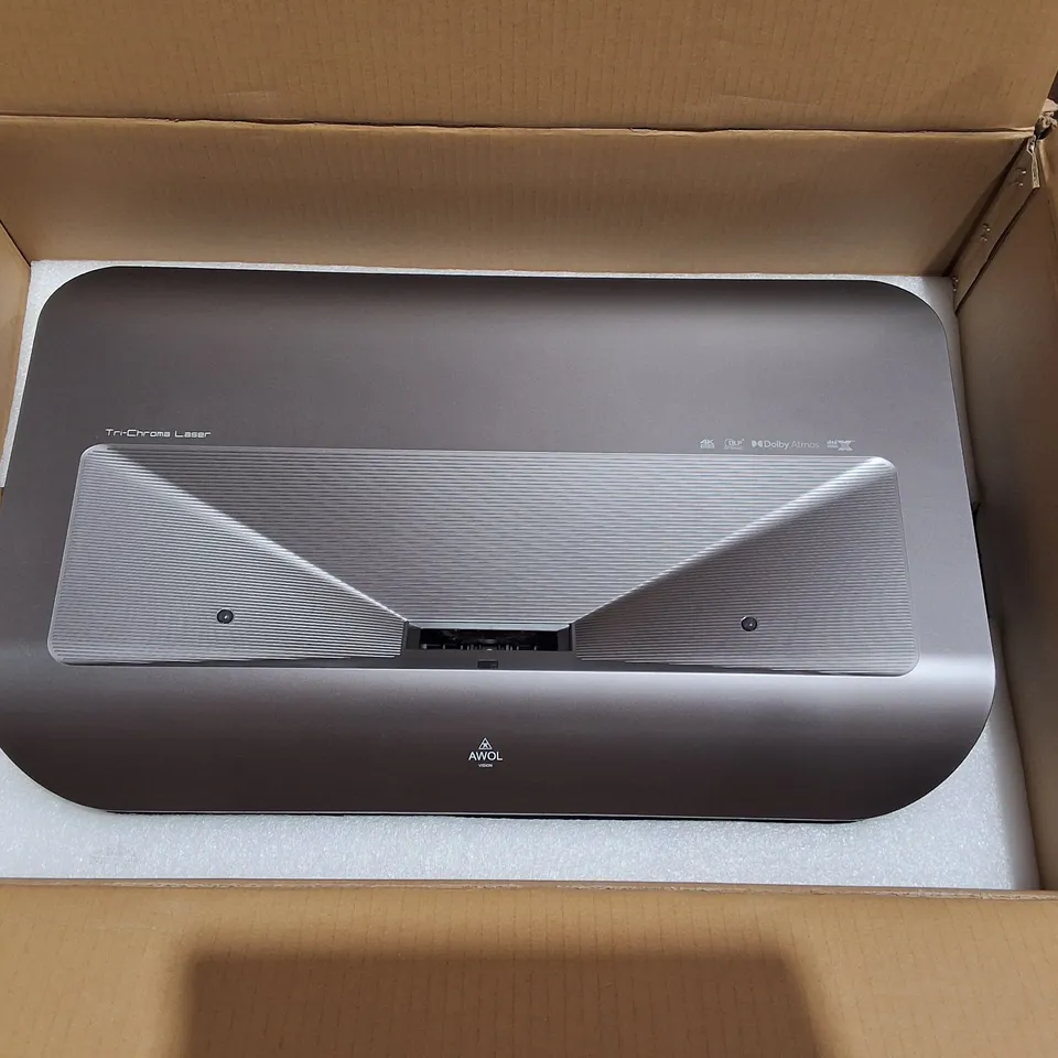 BOXED AWOL 4K TRI-CHROMA LASER PROJECTOR IN SILVER - LTV-2500
