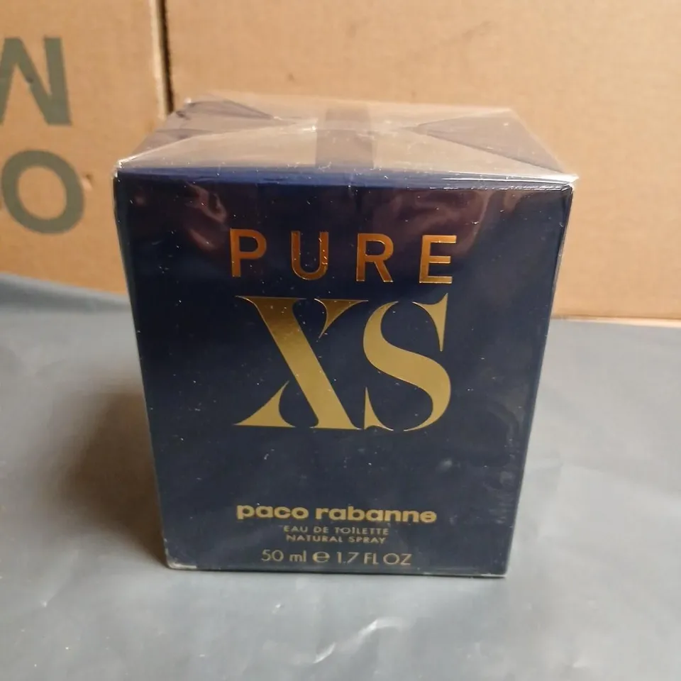 SEALED BOXED PACO RABANNE PURE XS EAU DE TOILETTE 50ML
