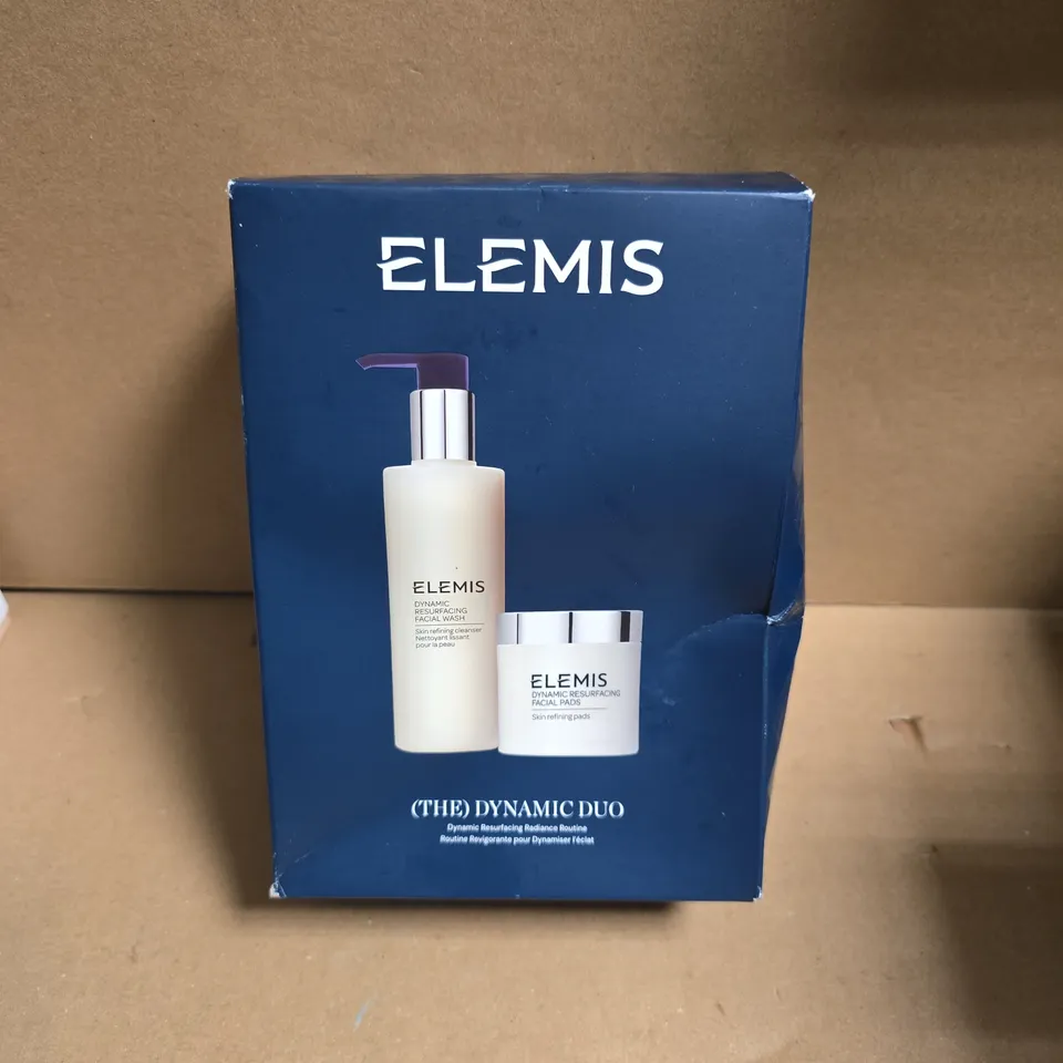ELEMIS THE DYNAMIC DUO SKINCARE SET – DYNAMIC RESURFACING FACIAL WASH & SKIN REFINING PADS