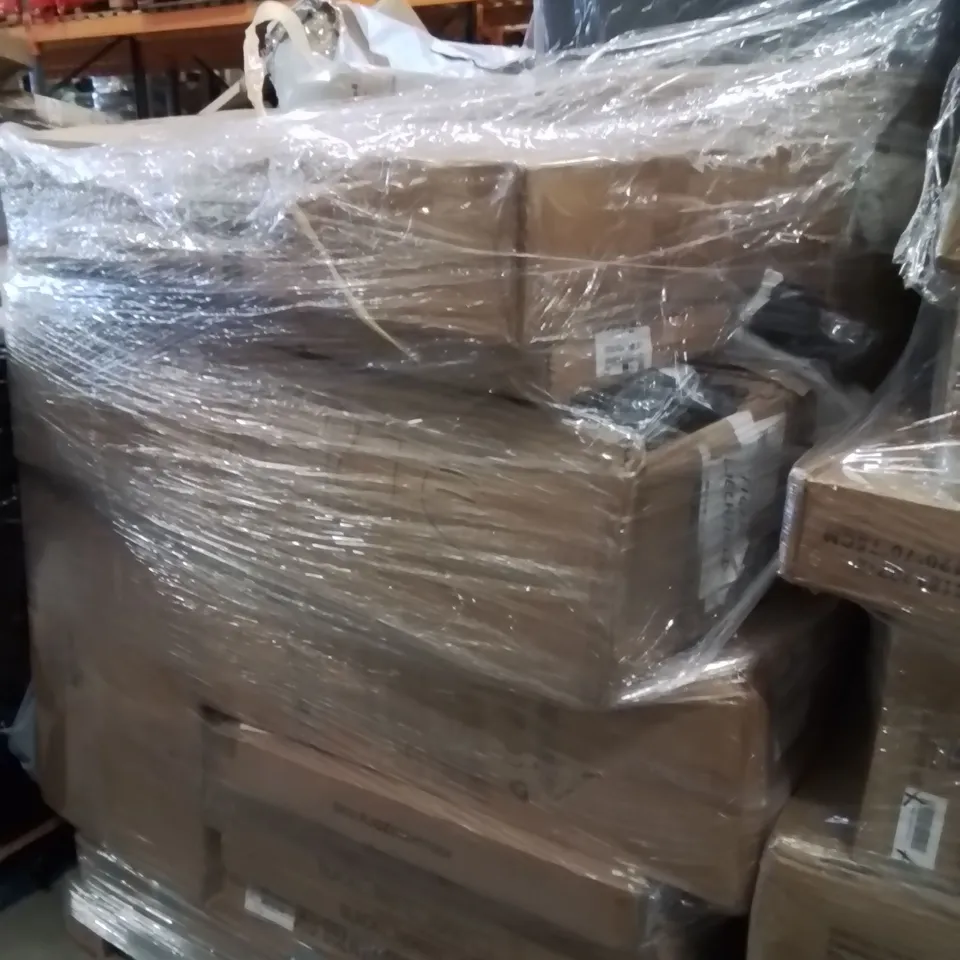PALLET OF ASSORTED HOUSEHOLD GOODS AND PRODUCTS TO INCLUDE;HIGH CHAIR,PHONE CASE,WOMEN'S SHOES