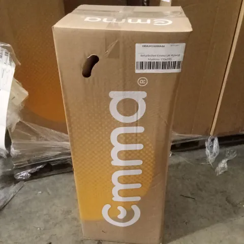 BOXED AND ROLLED MANUFACTURER REFURBISHED EMMA UK HYBRID MATTRESS 150 X 200CM (KING SIZE)