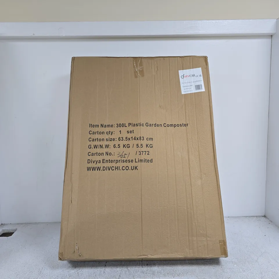 DIV CHI 300L PLASTIC GARDEN COMPOSTER