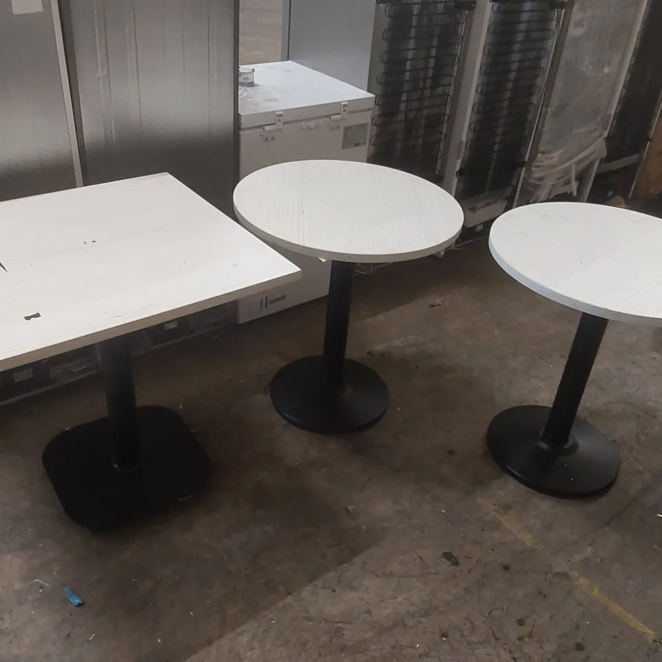 3x RESTAURANT TABLES