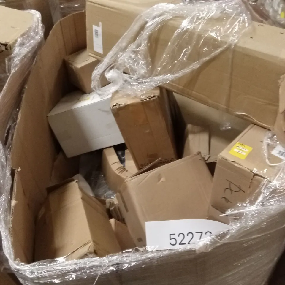 PALLET TO CONTAIN A LARGE QUANTITY OF DESIGNER HOME LIGHTING GOODS AND PRODUCTS 