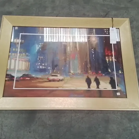 JUST BEFORE DAWN BY J ALLINSON FRAMED ARTWORK